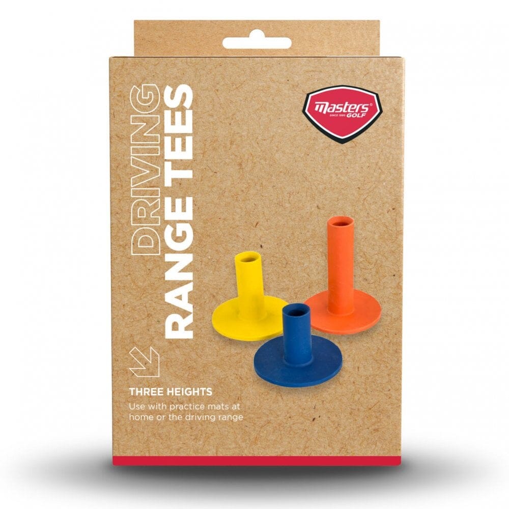 Masters Driving Range Golf Tees Pack 3 Heights MASTERS TEES Masters