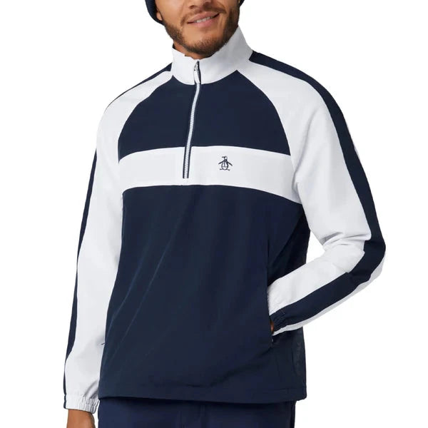 Penguin Harrington 1/4 Zip Golf Wind Jacket PENGUIN JACKETS Penguin
