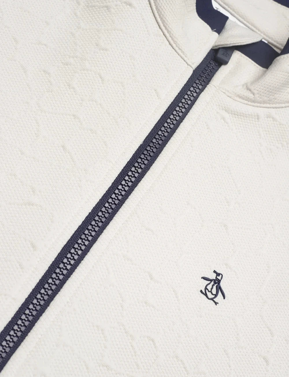 Penguin Knit Embossed Floral Colourblock Golf Jacket PENGUIN LADIES JACKETS Penguin