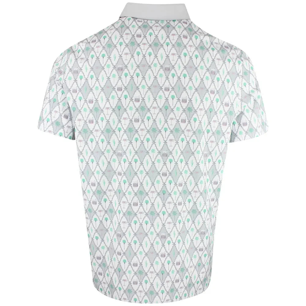 Penguin Lattice Cocktail Golf Polo Shirt PENGUIN POLO SHIRTS Penguin