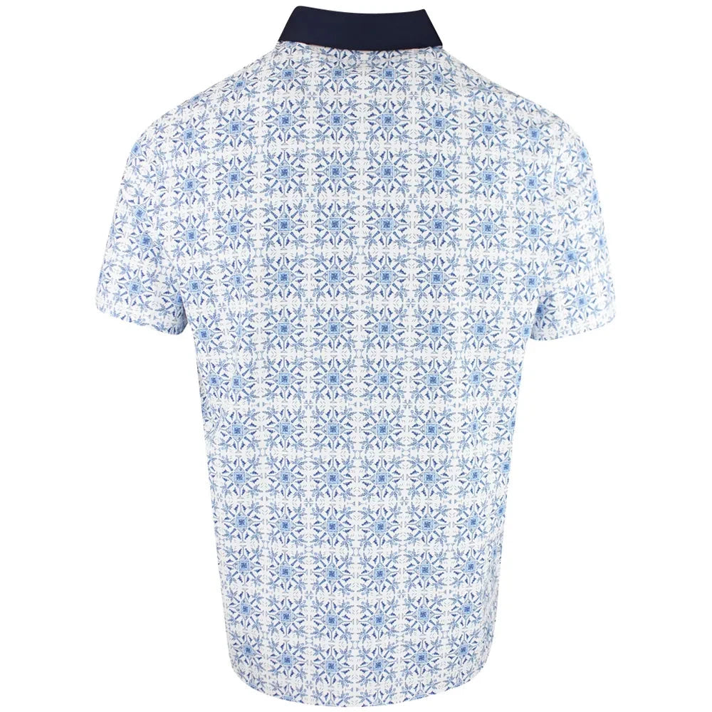 Penguin Cocktail Windowpane Golf Polo Shirt PENGUIN POLO SHIRTS Penguin