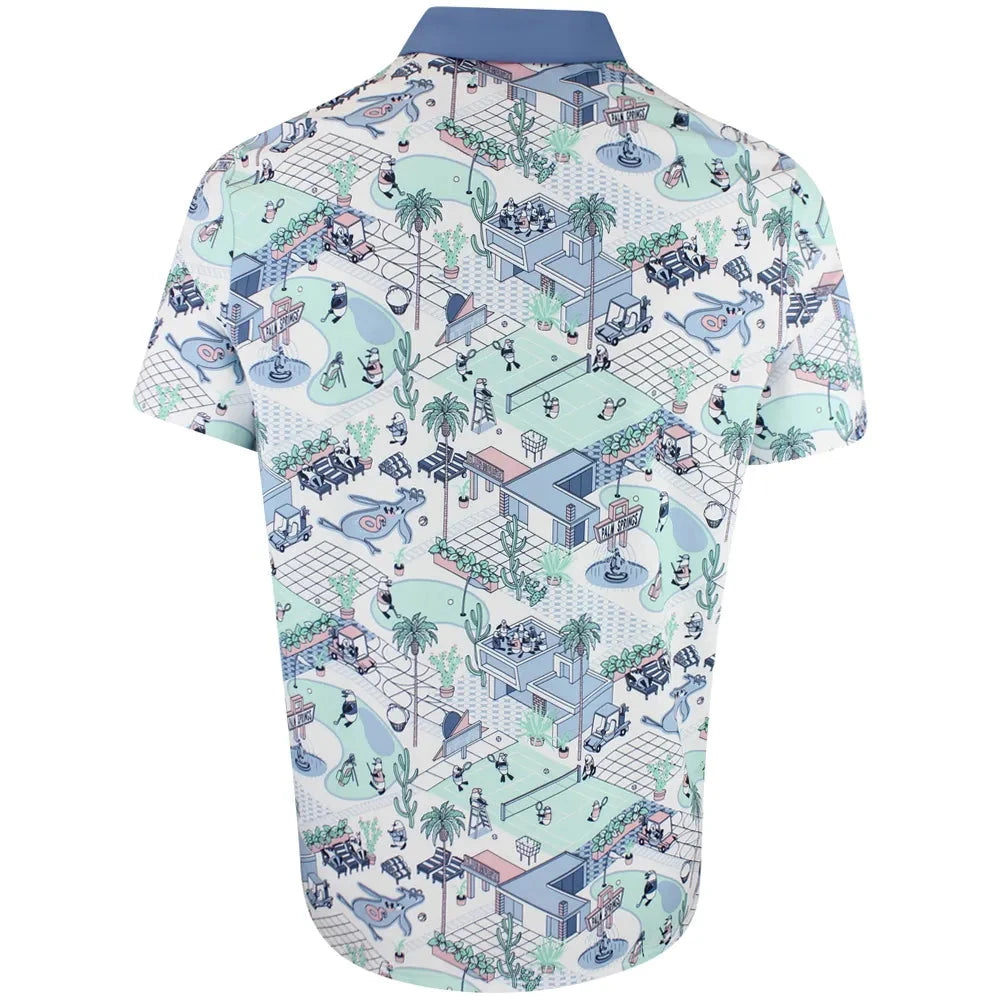 Penguin Palm Springs Golf Polo Shirt PENGUIN POLO SHIRTS Penguin