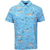Penguin Pete In The Boat Golf Polo Shirt PENGUIN POLO SHIRTS Penguin