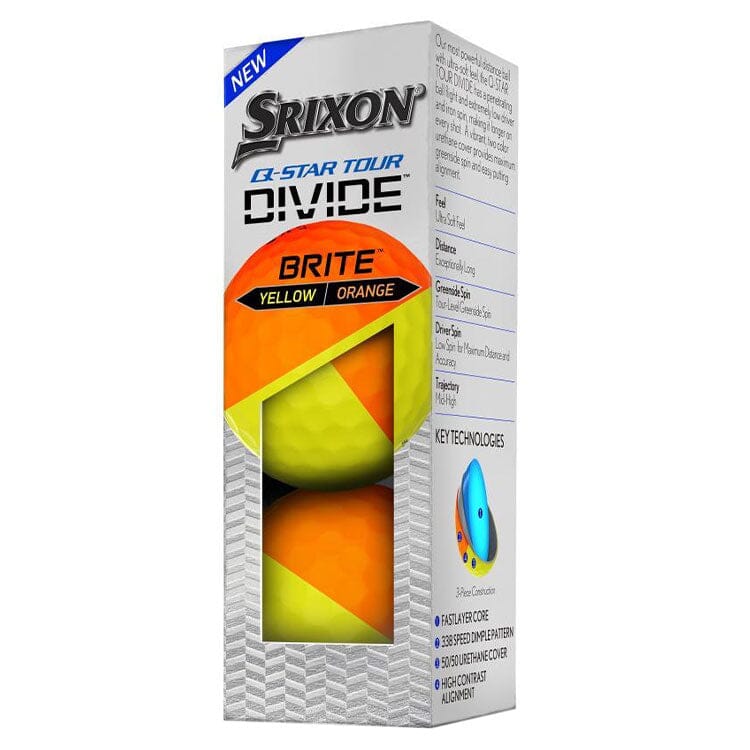 Srixon Q Star Tour Divide Golf Balls SRIXON BALLS Srixon