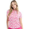 Green Lamb Odelle Printed Golf Polo Shirt GREEN LAMB POLOS Green Lamb