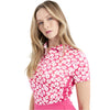 Green Lamb Odelle Printed Golf Polo Shirt GREEN LAMB POLOS Green Lamb