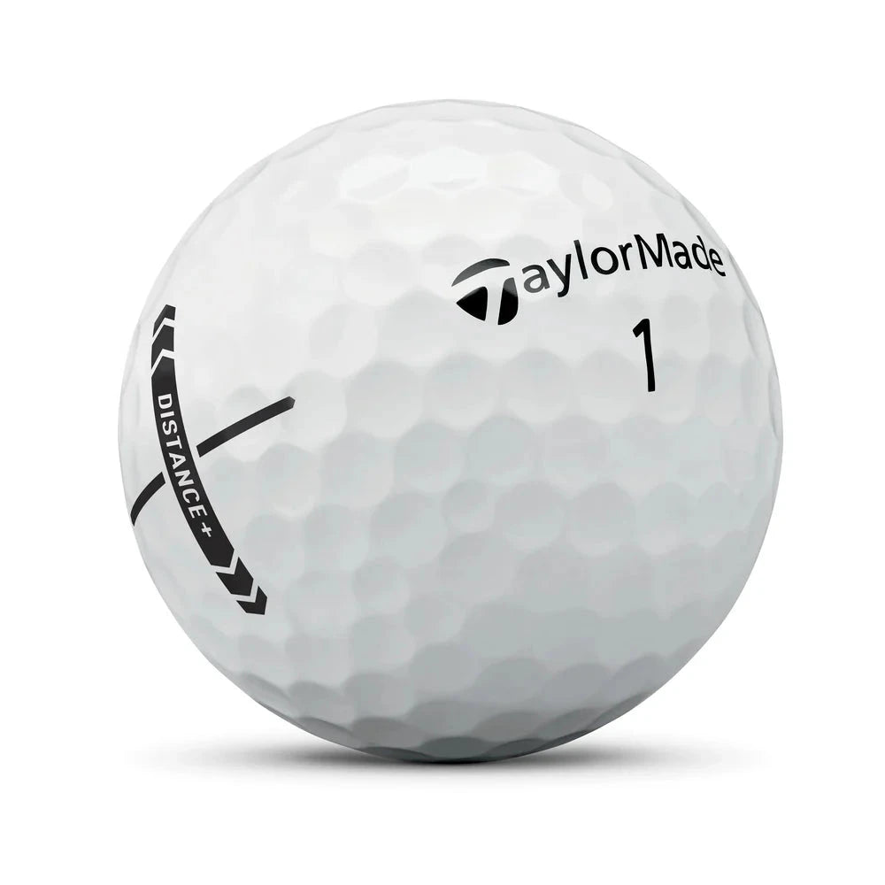 TaylorMade Distance Plus White Golf Balls 12Pk TAYLORMADE BALLS TaylorMade