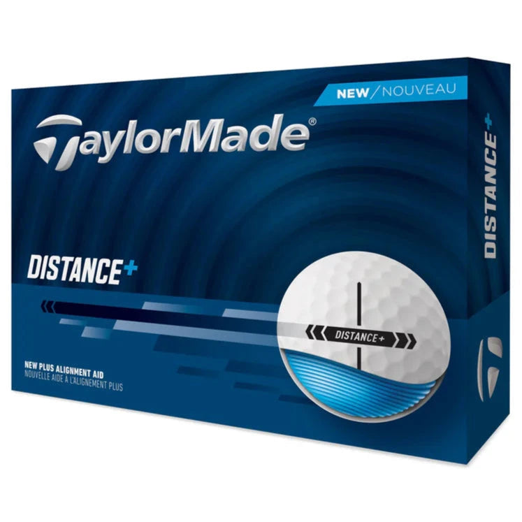 TaylorMade Distance Plus White Golf Balls 12Pk TAYLORMADE BALLS TaylorMade