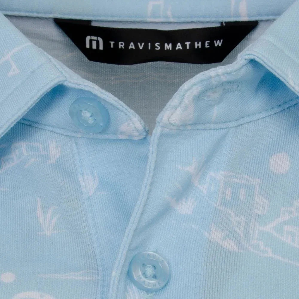 TravisMathew Featherweight City Golf Polo Shirt TRAVISMATHEW POLO SHIRT Travismathews