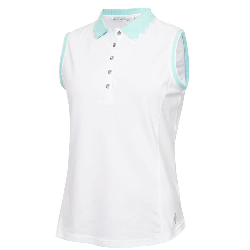Green Lamb Nadia Club Golf Polo Shirt GREEN LAMB POLOS Green Lamb