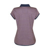 Penguin Cap Sleeve Printed Golf Polo Shirt PENGUIN LADIES POLOS Penguin