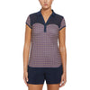 Penguin Cap Sleeve Printed Golf Polo Shirt PENGUIN LADIES POLOS Penguin