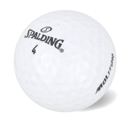 Spalding Molitor White Golf Balls 12Pk SPALDING GOLF BALLS Galaxy Golf 