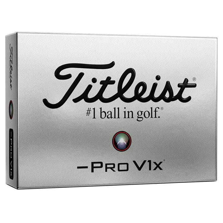 Titleist Pro V1x Left Dash White Golf Balls 12Pk TITLEIST BALLS Galaxy Golf