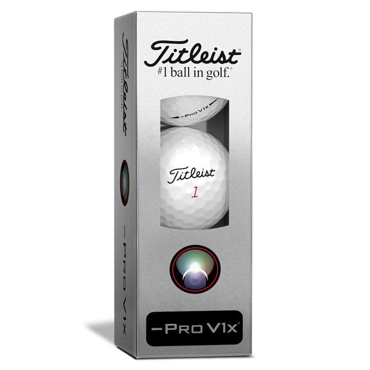 Titleist Pro V1x Left Dash White Golf Balls 12Pk TITLEIST BALLS Galaxy Golf