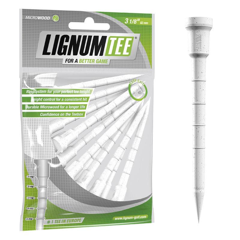 Masters Lignum Tee 3 1/8in pk 12 White TEES MASTERS