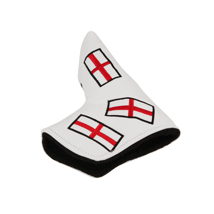 Masters HeadKase England Flag Putter Headcover MASTERS HEADCOVERS Galaxy Golf 