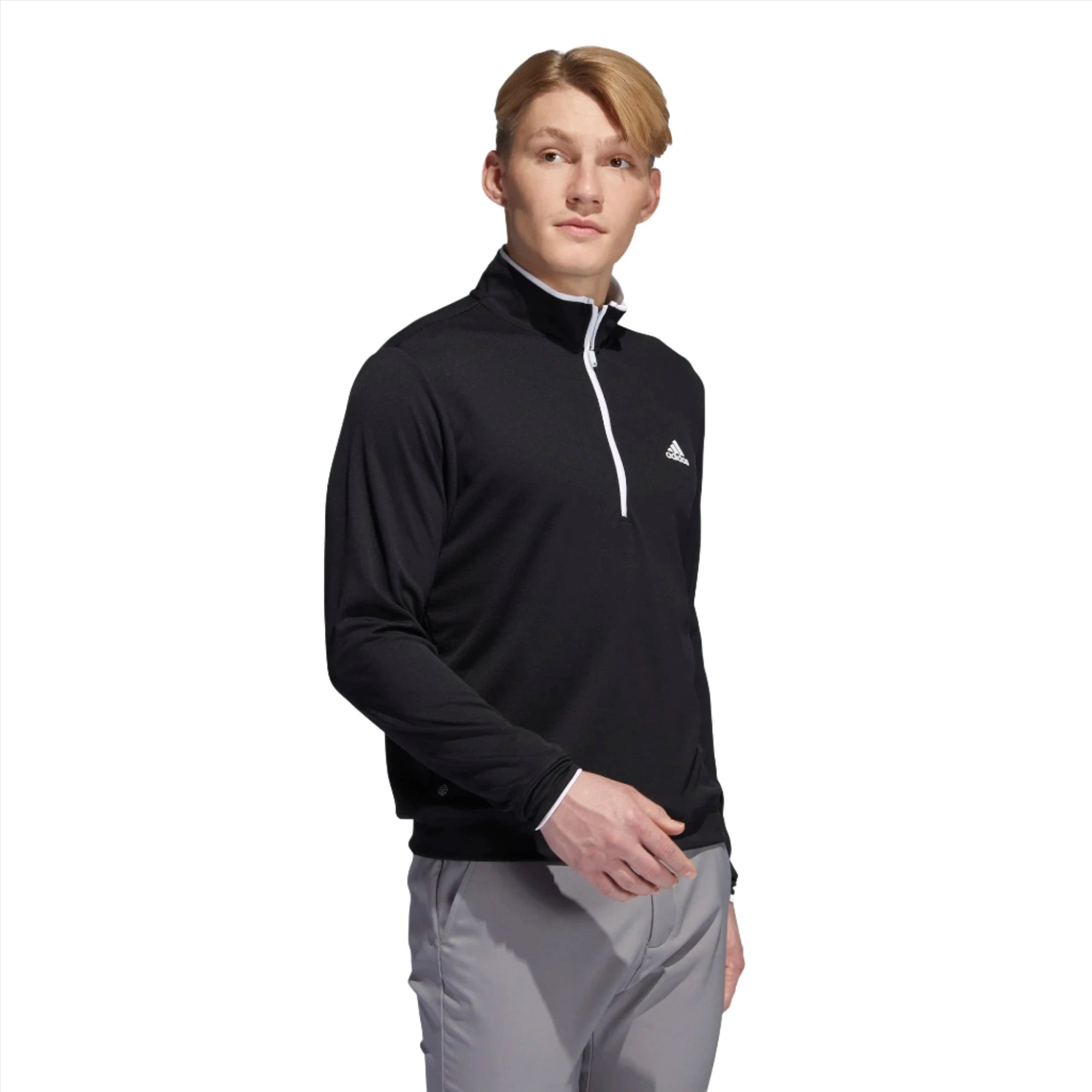 adidas UPF Lightweight Quarter-Zip MidlLayer ADIDAS MENS MID LAYER ADIDAS