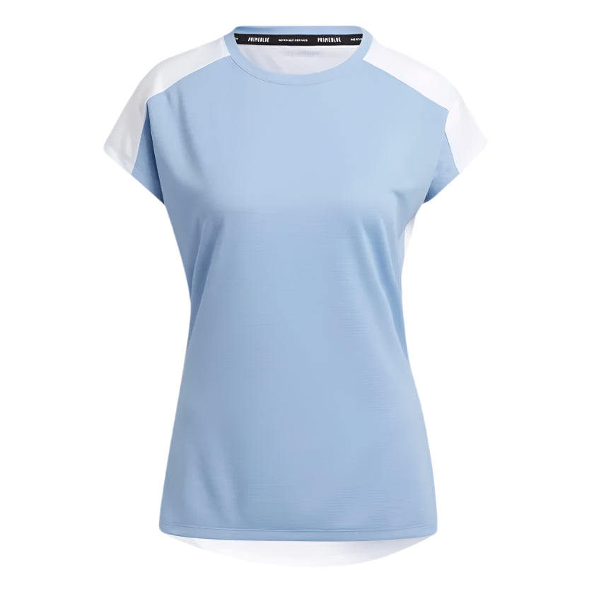 Adidas Colorblock Primeblue HEAT.RDY Polo Shirt ADIDAS LADIES POLOS Galaxy Golf