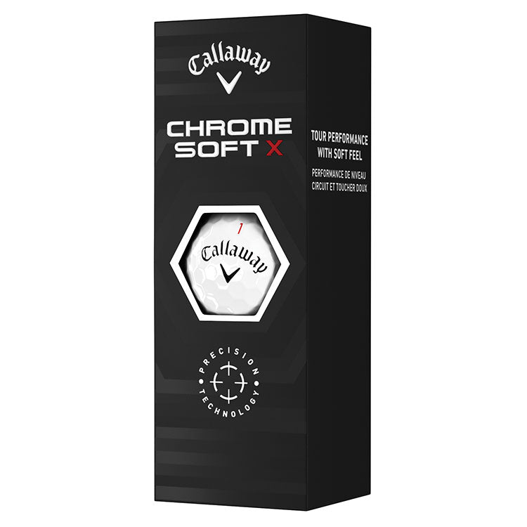 Callaway Chrome Soft X White Golf Balls 12pk CALLAWAY BALLS CALLAWAY
