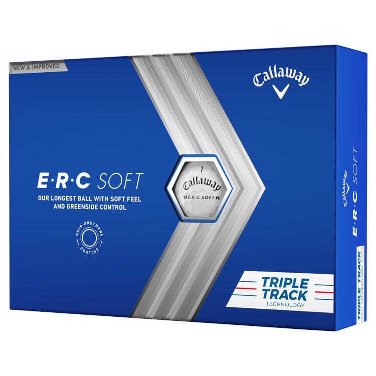 Callaway ERC Soft Triple Track White Golf Balls 12PK CALLAWAY BALLS CALLAWAY