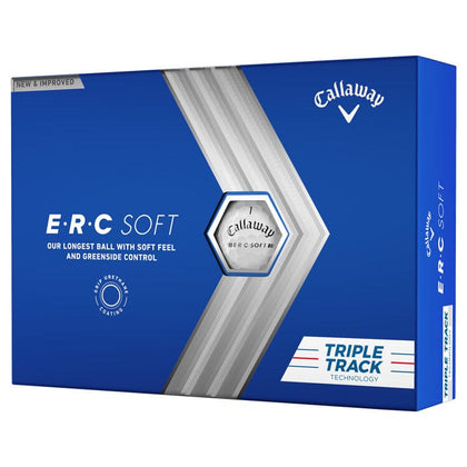 Callaway ERC Soft Triple Track White Golf Balls 12PK CALLAWAY BALLS CALLAWAY 