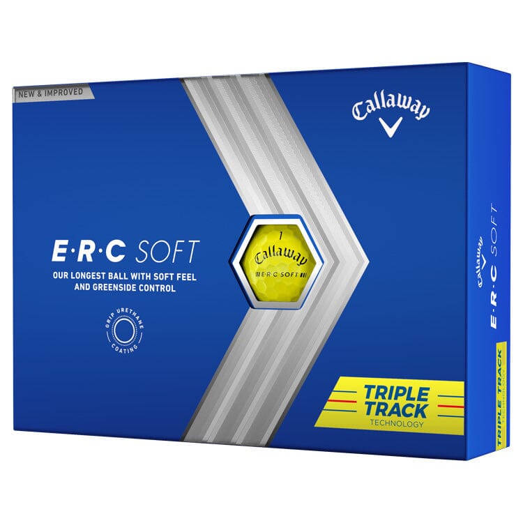 Callaway ERC Soft Triple Track White Golf Balls 12PK CALLAWAY BALLS CALLAWAY