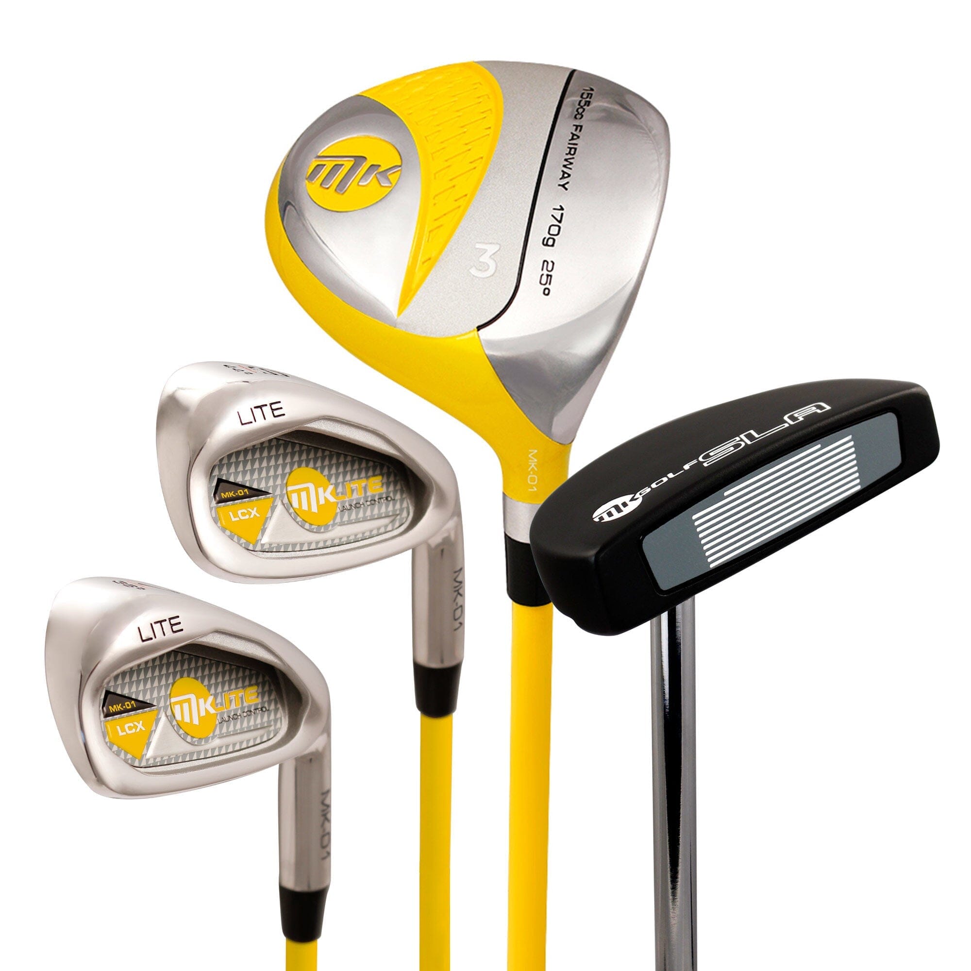 MKLite Half Set Yellow LH 45in/115cm MKIDS PACKAGE SETS Galaxy Golf