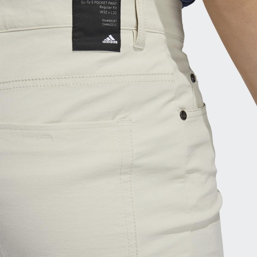 adidas Go To Five Pocket Golf Trousers ADIDAS MENS TROUSERS ADIDAS