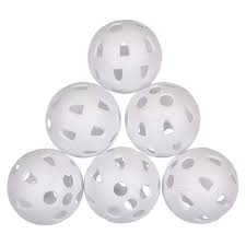 Masters Airflow Practice Balls White x6 PRACTICE BALLS MASTERS 