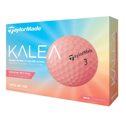 TaylorMade Ladies Kalea Peach Golf Balls 12Pk TAYLORMADE BALLS Taylormade 