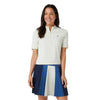 Penguin Laser Cut Floral Halbarm Golf Polo Shirt PENGUIN LADIES POLOS Penguin 