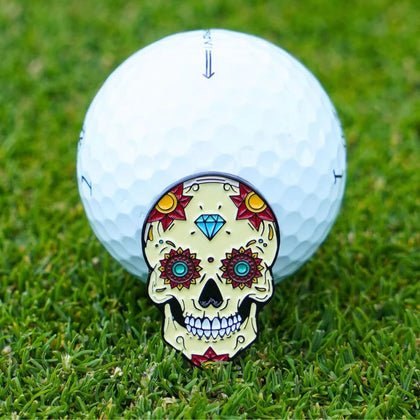 Skins Dia de los Muertos Ball Marker PITCH REPAIR & BALL MARKERS Skins Golf 
