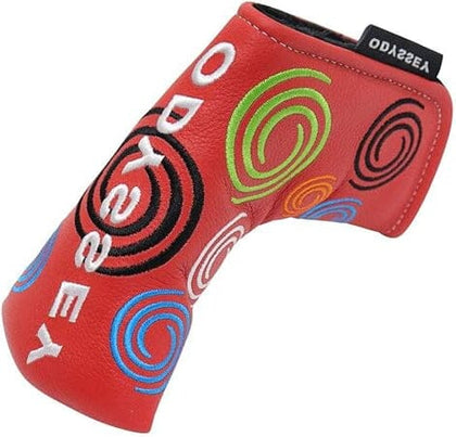Odyssey Swirl Red Blade Putter Headcover ODYSSEY PUTTER HEADCOVERS Odyssey 