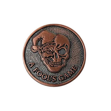 Skins A Fools Game Ball Marker PITCH REPAIR & BALL MARKERS Skins Golf 