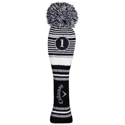 Callaway Vintage Pom Pom Driver Headcover - Black HEADCOVERS Callaway 