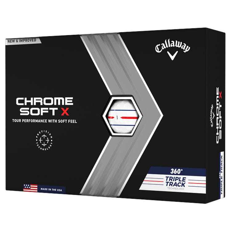 Callaway Chrome Soft X 360 Triple Track Golf Balls & Online Golf Shop ...