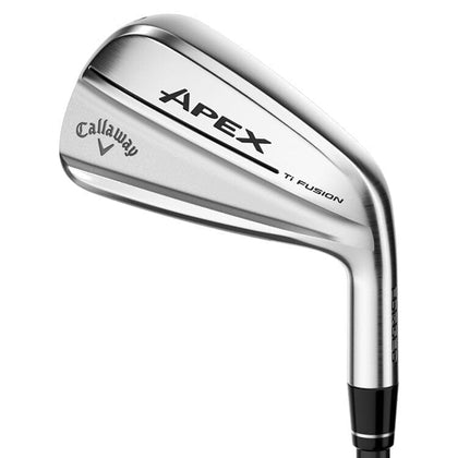 Callaway Apex Ti Fusion Plated Irons Steel LH APEX IRONS Callaway 