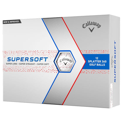 Callaway Supersoft Splatter Golf Balls 12Pk CALLAWAY BALLS Callaway 