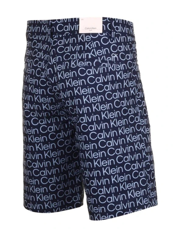Calvin Klein Printed Genius Golf Shorts CK PANTALONES CORTOS PARA HOMBRE Calvin Klein