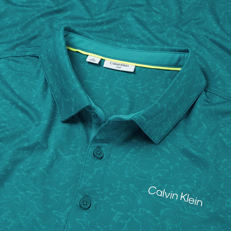 Calvin Klein Abstract Watercolour Golf Polo Shirt CK MENS POLOS Calvin Klein 