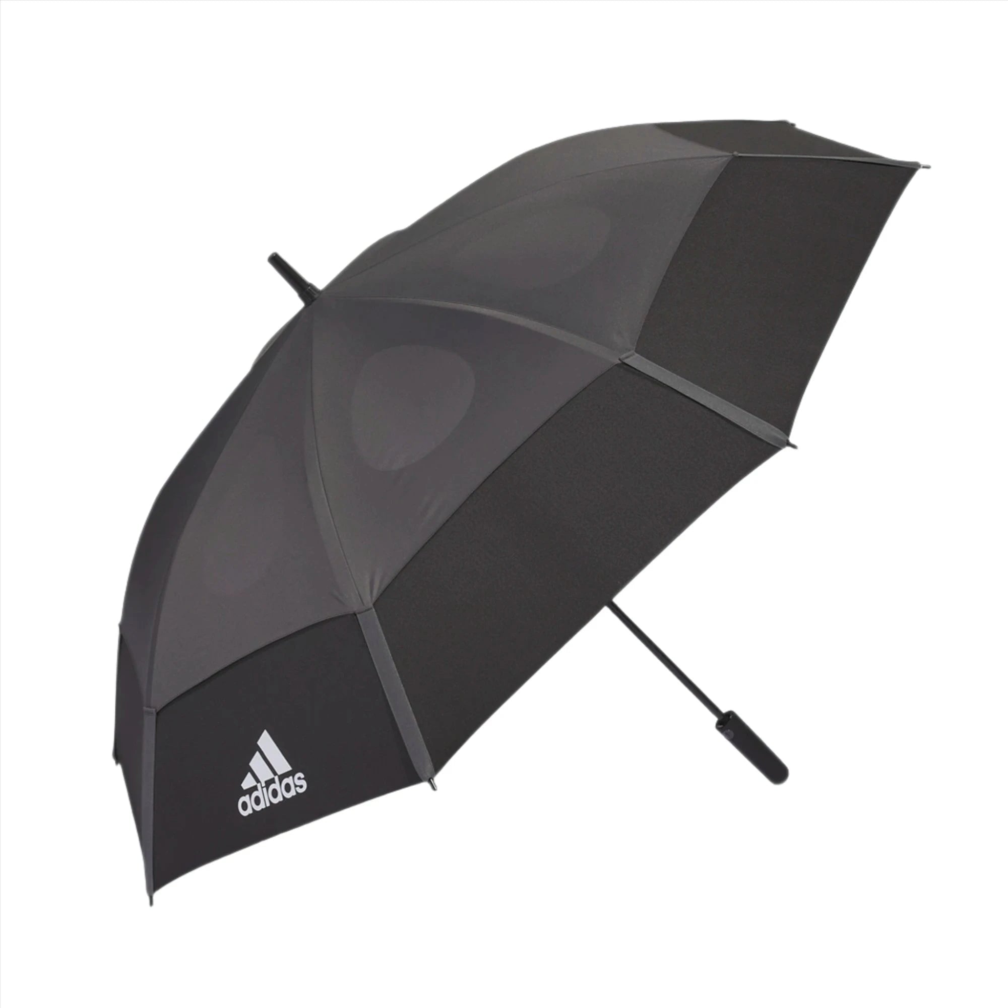 adidas Double Canopy Golf Umbrella - Black adidas Double Canopy Golf Umbrella - Black