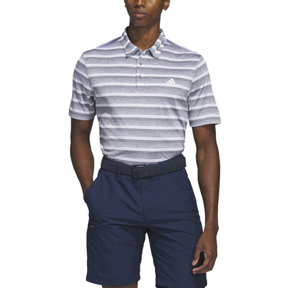 adidas 2 Colour Stripe Golf Polo Shirt ADIDAS MENS POLOS adidas 