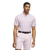 adidas Ultimate Micro Argyle Golf Polo Shirt ADIDAS MENS POLOS adidas 