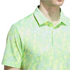 adidas Ultimate Textured Print Golf Polo Shirt ADIDAS MENS POLOS adidas 