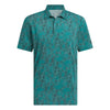 adidas Ultimate Textured Print Golf Polo Shirt ADIDAS MENS POLOS adidas 