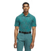 adidas Ultimate Textured Print Golf Polo Shirt ADIDAS MENS POLOS adidas 