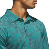 adidas Ultimate Textured Print Golf Polo Shirt ADIDAS MENS POLOS adidas 