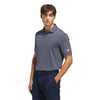 adidas Performance 2-Colour Stripe Golf Polo Shirt