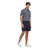 adidas Performance 2-Colour Stripe Golf Polo Shirt